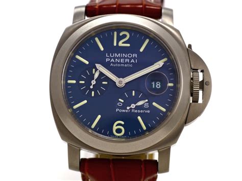 panerai pam 93 titanium power reserve value|Panerai PAM 93 Luminor Power Reserve Blue Dial Titanium .